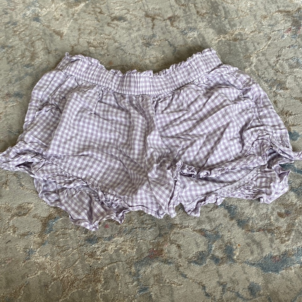 Purple Gingham shorts